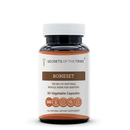 Secrets of the Tribe Boneset 60 Capsules, Made with Vegetable Capsules and Boneset (Eupatorium perfoliatum) Dried Herb (60 Count)