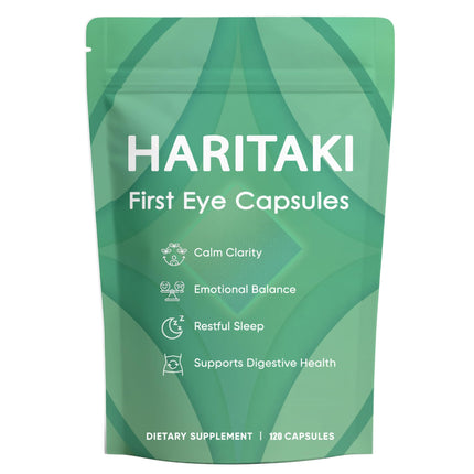 ZALPNUP Haritaki First Eye Capsules Organic – Digestive & Daily Wellness Support with Terminalia Chebula Fruit Extract, Clean Label Daily, Non GMO, Vegan 120 Capsules (1)