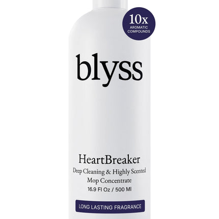 Blyss Mop Soap Heartbreaker, Floor Cleaner for Mopping, Luxury Scented Mop Soap, LVP Vinyl Laminate and Hardwood Floor Cleaner Solution, Plant Powered Floor Cleaner
