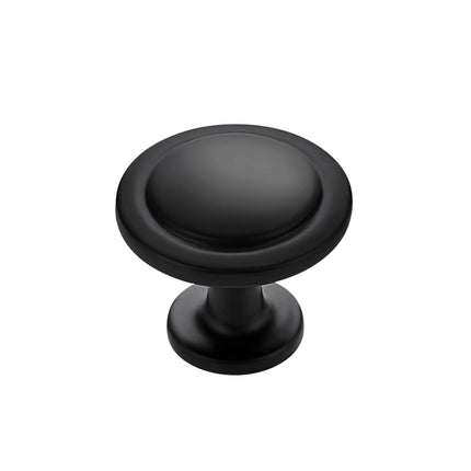 Ravinte 10 Pack 1-1/4 Inch Kitchen Cabinet Knobs Matte Black Zinc Pulls Door Handles for Dresser Drawers