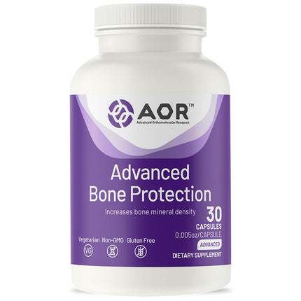 AOR Advanced Bone Protection 40mg MBP – 30 Vegetarian Capsules, 30-Day Supply for Bone Mineral Density & Collagen Formation, Daily Nutritional Support