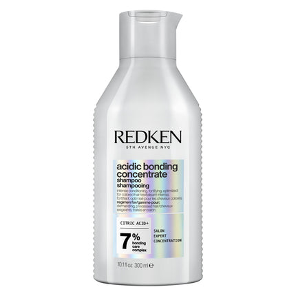 Redken Acidic Bonding Concentrate Shampoo – For Damaged Hair, 10.1 fl oz