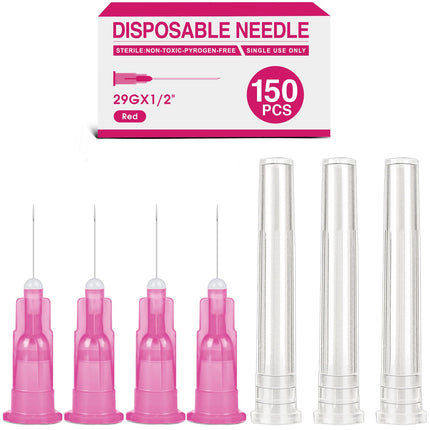 150 Pcs 29 Ga 1/2 Inch Luer Lock for Scientific Lab