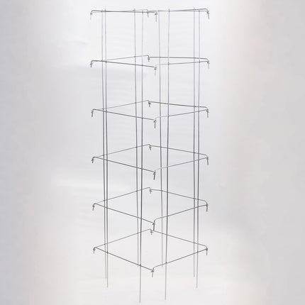 Burpee Medium Heavy Gauge Tomato Cage | 3 Cages for Plant Support in Garden | 14" x 14" x 48" | Made in The USA| Grow Healthier, More Productive Tomato Plants