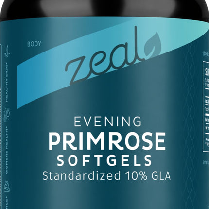 Zeal Evening Primrose Oil Softgels 1300mg for Women - GLA Supplement (Gamma Linolenic Acid 130mg) - Hormone Support, Skin & Hair Health - 150 Softgels