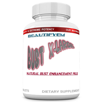 BEAUTIFYEM Bust X-Large Breast Enlargement, Breast Enhancer, Bust Enhancement Pills - Enjoy Larger, Fuller, Firmer Breasts. (Not a Breast Cream). 1 Month Supply