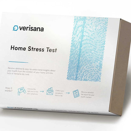 Home Stress Test – Saliva Test Kit for Daily Cortisol Levels – 4 Cortisol Levels Throughout the Day– CLIA Certified Lab – Verisana