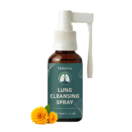 Naturva Lung Cleansing Spray，Herbal Lung Cleansing Spray，Powerful Lung Support & Cleanse-50ml (1PCS)