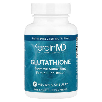 BrainMD Glutathione Ultra - Antioxidant Support Supplement - 60 Capsules