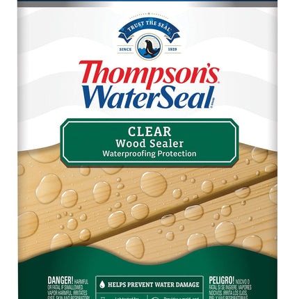 Thompson's WaterSeal Clear Wood Sealer, Clear, 1 Gallon