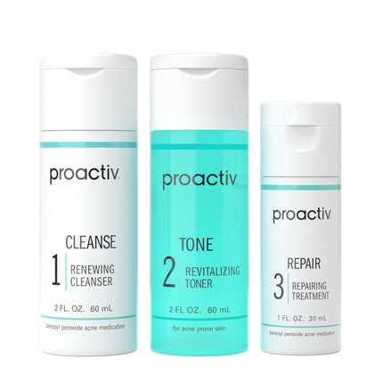 Proactiv Solution Acne Treatment Kit, Original 3-Step Face Routine, 30-Day