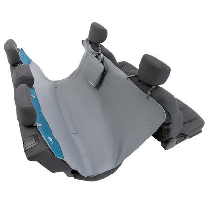 Kurgo Rover Hammock - Dog Seat Mat - Waterproof Cover - Dog Bench Shield - Machine Washable - 63" Wide - Charcoal Grey