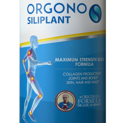 Living Silica ORGONO Siliplant | Vegan Collagen Booster | Supports Healthy Collagen and Elastin Production for Joint & Bone Support, Glowing Skin, Strong Hair & Nails. 66 Servings