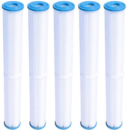 SWIMLINE HYDROTOOLS 5-Pack Above-Ground Pool Cartridge Filter Replacement, 8 Sq Ft Element