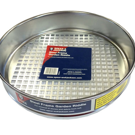 Spear & Jackson Riddle Steel Frame Garden Riddle/Sieve