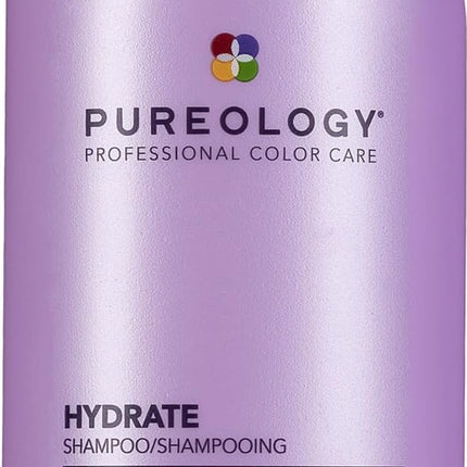 Pureology Hydrate Shampoo – Moisturizes & Nourishes Dry Hair, Sulfate-Free