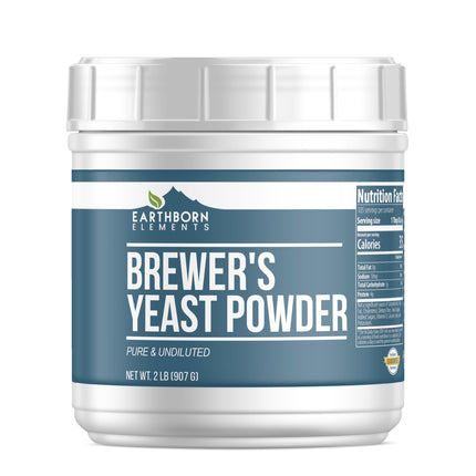 Earthborn Elements Brewer’s Yeast, Pure & Undiluted, Inactive Yeast (2 Pound)