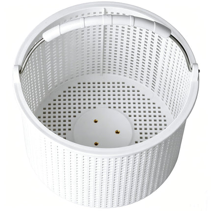 Inground Pool Skimmer Basket for Hayward Skimmer Basket&Pool Filter Baskets SP1082CA Series, Aladdin B-152, Built-in Brass Weight - Anti-Floating Filter Baskets, 316 Stainless Steel Handle Rubber Grip