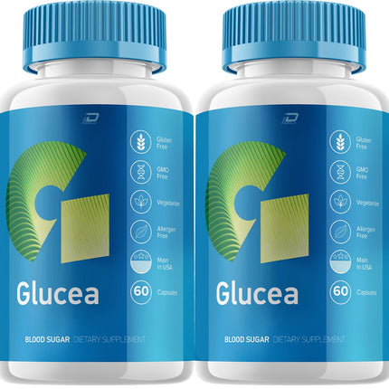 Glucea Metabolic Support - Glucea Support Supplement Pills, Glucea Advanced Formula Capsules Reviews Fence (2 Pack - 120 Capsules)