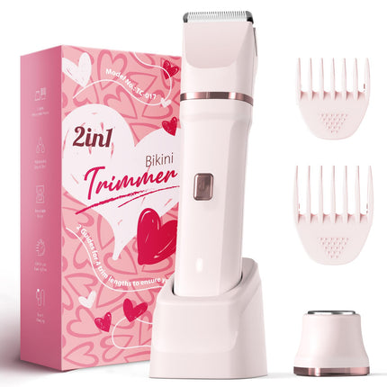 Risina 2-in-1 Bikini Trimmer for Women, Electric Razors for Women, Gifts
