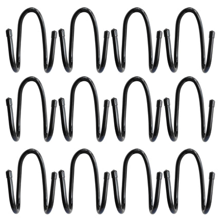 RUZUO 12PCS Chain Link Fence Hooks, Fence Hooks for Hanging Pool Poles,Nets,Brushes,Skimmers,Vacuum Hoses,Leaf Rakes etc, Hooks for Chain Link Fence, Chain Link Fence Hangers, Black