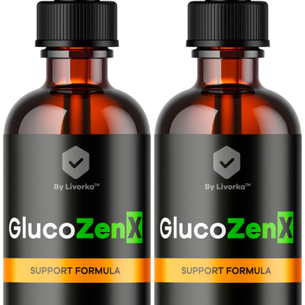 (2 Pack) GlucoZenX Drops - Official GlucoZen X Liquid Drops Premium Advanced Formula All Natural Support, Glucozenx for Overall Health & Daily Wellness Gotas Review, 2 Bottles for 2 Months