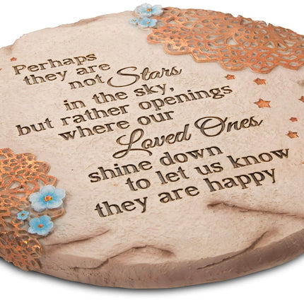 Pavilion Gift Company - Stars in the Sky - Garden Stone Bereavement Grief Loss Memorial Remembrance Loved Ones Home Garden Decor Keepsake