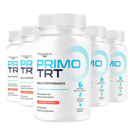 Valdivia Primo TRT Pills - Maximum Strength Energy Support, Natural Primo TRT Vitamins Support Overall Health & Wellness, 300 Capsules for 5 Months