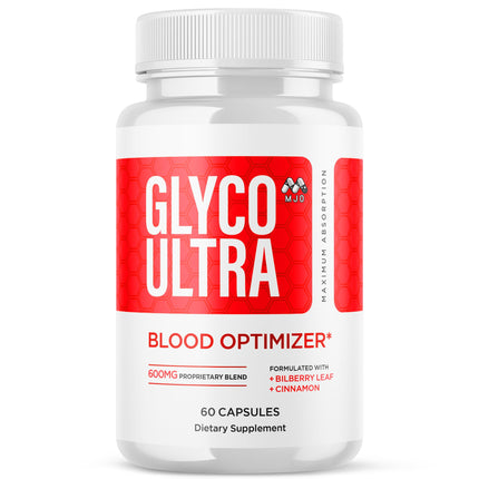 Glyco Ultra Blood Optimizer Capsules, Official Glyco Ultra Blood Support Pills with All Natural Ingredients, Advanced Health and Wellness Supplement with Max Strength Multivitamins (60 Capsules)