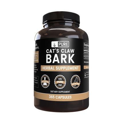 Pure Original Ingredients Cat's Claw Bark (365 Capsules) No Magnesium Or Rice Fillers, Always Pure, Lab Verified