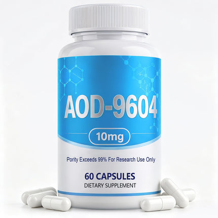 Ustuour AOD-9604 Peptide Capsules, 99% Purity (10mg) 60 Capsules