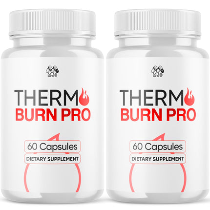 (2 Pack) Thermo Burn Pro Capsules, Official Thermoburn Pro Pills with Natural Ingredients, Maximum Strength ThermoburnPro with Premium Vitamins Supporting Wellness & Health Naturally (120 Capsules)