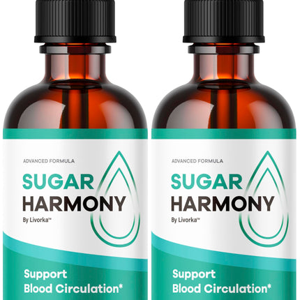 (2 Pack) Sugar Harmony Drops - Official SugarHarmony Advanced Premium Liquid Formula Support Drops - Maximum Strenght, Natural Ingredients For Overall Health & Wellness Reviews, 2 Bottles For 2 Months