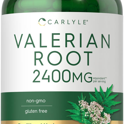 Carlyle Valerian Root Extract Supplement | 240 Capsules | Traditional Herbal Formula | Non-GMO & Gluten Free