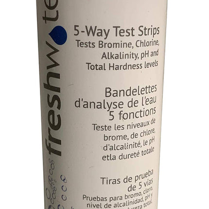 FreshWater Hot Spring Spas Portable 5 Way Test Strips 80090