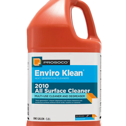 Prosoco Enviro Klean® 2010 All Surface Cleaner - Concentrated, Industrial Strength, All-Purpose & All-Surface/Hard Surface Cleaner - One diluted gallon can make up to 10 gallons