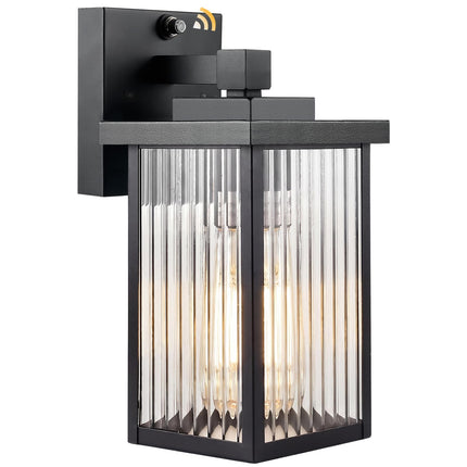 hameso Dusk to Dawn Porch Light, Outdoor Wall Light, All-Metal Frame