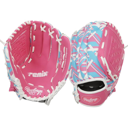 Rawlings | REMIX T-Ball & Youth Baseball Glove | Right Hand Throw | 9" | Pink