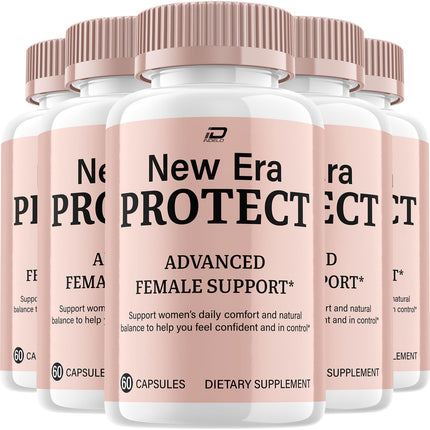 New Era Protect Capsules – NewEra Protect Pills Natural Ingredients Daily Supplement, Digestive Support, Gut Wellness, Pastillas Review (5 Pack - 300 Capsules)