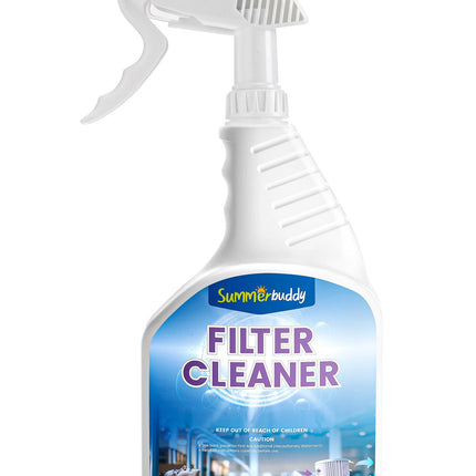 SUMMERBUDDY Spa Filter Cleaner - Fast-Acting Spray for Instant Hot Tub & Pool Filter Cleaning, Prolongs Filter Life, No Soaking Required, Pool Cartridge Filter Cleaner, 32 oz