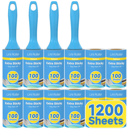 Swihauk 1200 Sheets Extra Sticky Lint Rollers for Pet Hair