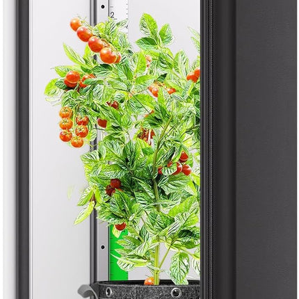VGrow All-in-One Smart Grow Box, Professional System with Samsung LM301H EVO Grow Light, Advanced Circulation & Ventilation System, Irrigation, Nutrient, Magnetic Window for Indoor Hydroponics