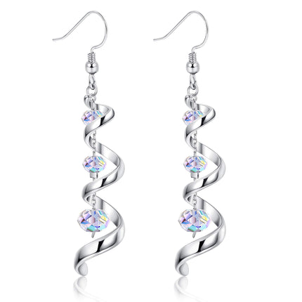 PATISORNA 925 Sterling Silver Eardrop Dangle Earrings for Women S