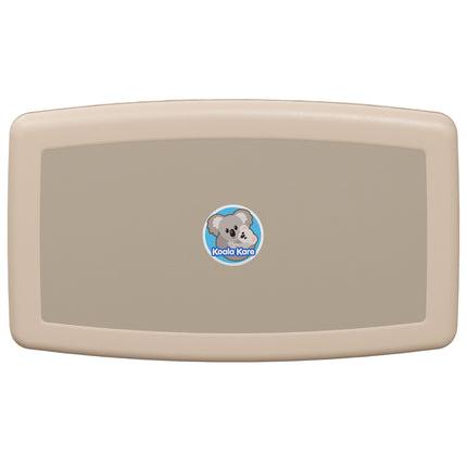 Koala Kare Surface-Mounted Horizontal Baby Changing Station, Model KB300-00 (Beige)