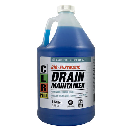 CLR PRO Commercial Drain Line and Grease Trap Treatment, Preventative Maintenance Microbial Formula, 1 Gallon Bottle