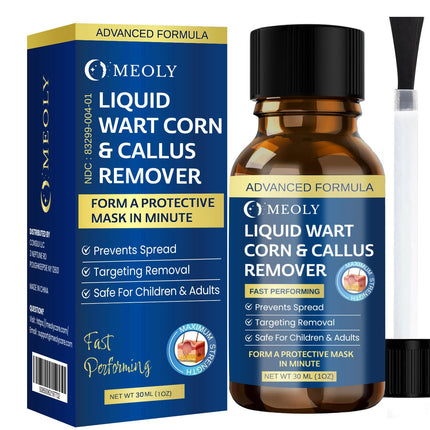 MEOLY Fast-Acting Wart Remover: Salicylic Acid Wart Remover for Plantar Wart, Corn Fast-Acting for Men and Women 30 ML
