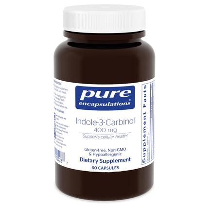 Pure Encapsulations Indole-3-Carbinol 400 mg | Supports Healthy Breast, and Cervical Cell Function* | 60 Capsules