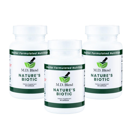 Nature’s Biotic Berberine Supplement for Daily Wellness Support with Blend of Oregano, Garlic, Vitamins C & B6, Magnesium, and Zinc, 270 Capsules (Pack of 3)