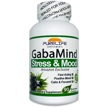 PureLife Supplements - GabaMind Stress and Mood (90 Capsules)