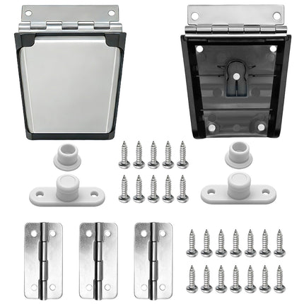 Saioagi Cooler Hinges & Latch Replacement Kit for Igloo - Stainless Steel & ABS Parts with High-Strength Screws, Fits 25-165 Quart Ice Chests